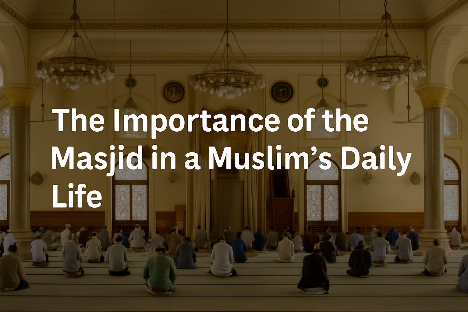 Read more about the article The Importance of the Masjid in a Muslim’s Daily Life
