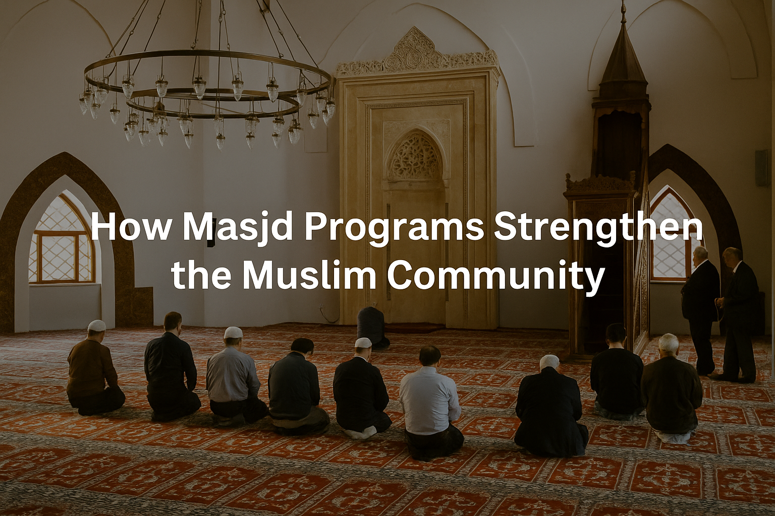Read more about the article How Masjid Programs Strengthen the Muslim Community